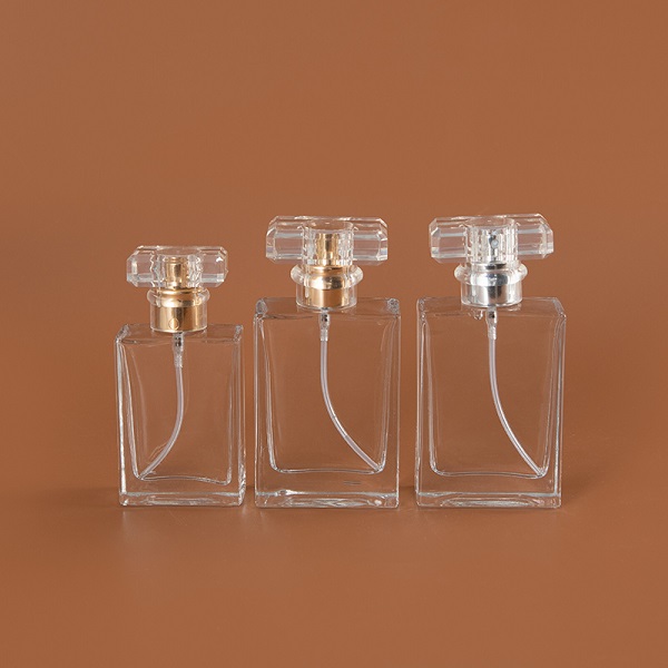 clear perfume bottle